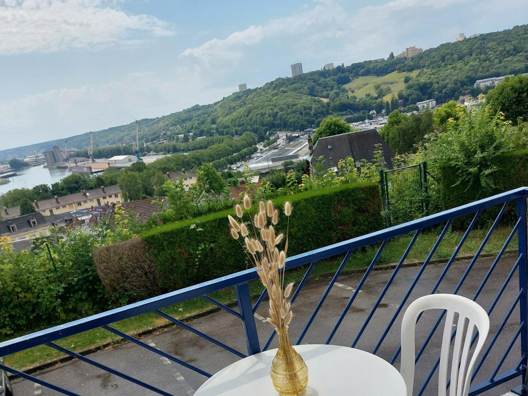 Ferienwohnung Rouen : Vue Panoramique Sur La Seine Avec Parking Zimmer foto